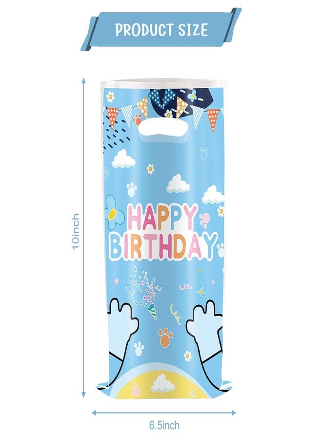 NF ORANGE 30Pcs Blue Dog Birthday Party Favor Bags，Cute Cartoon Dog Theme Birthday Party Supplies (Bule) - Image 2